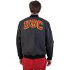 Ultra Game NCAA mens Ncaa Official Poly Melton Wool Varsity Jacket(Charcoal Heather)