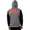 Ultra Game NCAA mens Ncaa Official Varsity Jacket(Black Marl)