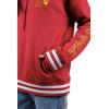 Ultra Game NCAA womens Ncaa Official Wofunnel Neck Pullover Sweatshirt(Cardinal Red)