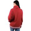 Ultra Game NCAA womens Ncaa Official Wofunnel Neck Pullover Sweatshirt(Cardinal Red)