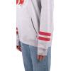 Ultra Game NCAA womens Ncaa Official Wosoft Fleece Pullover Hoodie Sweatshirt With Varsity Stripe(Heather Gray)