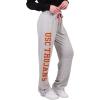 Ultra Game NCAA womens Ncaa Official Wosuper Soft Hacci Pajama Loungewear Pants(Heather Gray)