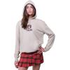 Ultra Game Women’s NCAA Official Super Soft Sweatshirt Hoodie(Sand)
