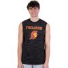 Ultra Game NCAA Mens NCAA Official Sleeveless Tank Top with T-Back(Black Space Dye)