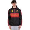 Ultra Game NCAA mens Ncaa Official Quarter Zip Pullover Hoodie Windbreaker Jacket(Black)