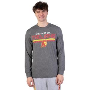 Ultra Game NCAA mens Ncaa Official Long Sleeve Pullover Sweatshirt(Heather Charcoal)