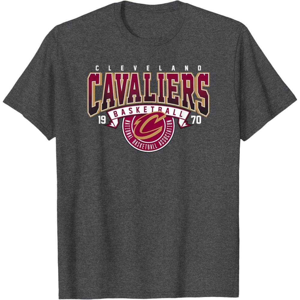 imageNBA Cleveland Cavaliers Coming At Ya TShirtDark Heather Grey