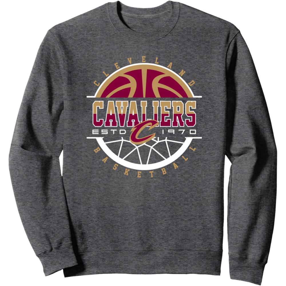 imageNBA Cleveland Cavaliers Pick and Roll SweatshirtDark Heather Grey