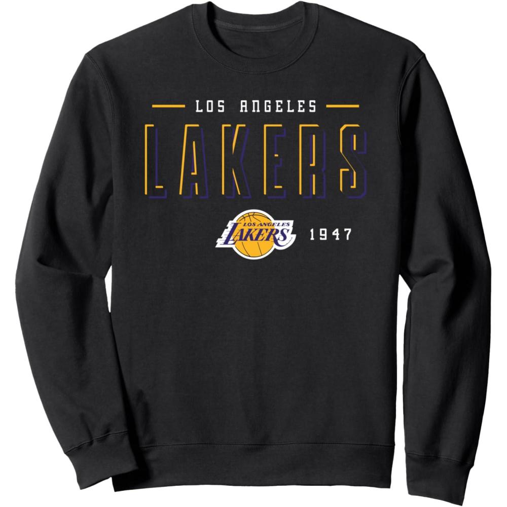 imageNBA Official Los Angeles Lakers Negative Space SweatshirtBlack