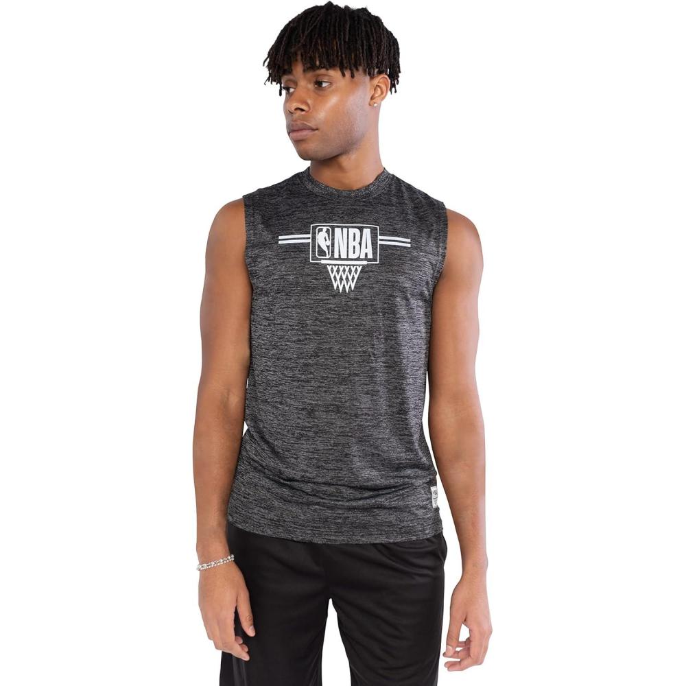 imageUltra Game Mens Mens Gun Show Slvlss TopBlack Space Dye