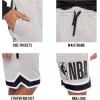 NBA Men’s Active Knit Basketball Training Shorts(Heather Grey)