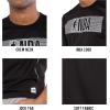 Ultra Game Men’s NBA Official Super Soft Active T-Shirt(Black)