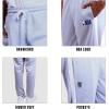 Ultra Game Men’s NBA Official Super Soft Track Running Pants(Heather Grey)