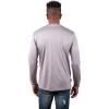 Ultra Game Men’s NBA Official Super-Soft Active Long Sleeve T-Shirt(Heather Grey)