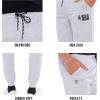 Ultra Game Men’s NBA Official Super-Soft Cut & Run Jogger Sweatpants(Heather Grey)