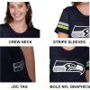 Ultra Game NFL Official Women’s Super Soft Mesh Jersey T-Shirt(Team Color)