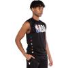 Ultra Game mens Men’s Hoop Star Tank Top(Black)