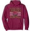 NBA Cleveland Cavaliers Courtside Pullover Hoodie(Burgundy)