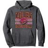 NBA Cleveland Cavaliers Courtside Pullover Hoodie(Dark Heather Grey)