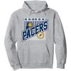 NBA Indiana Pacers Rise Above Pullover Hoodie(Heather Grey)