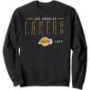 NBA Official Los Angeles Lakers Negative Space Sweatshirt(Black)