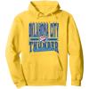 NBA Oklahoma City Thunder Nonstop Action Pullover Hoodie(Lemon Yellow)