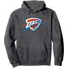 NBA Oklahoma City Thunder Officially Licensed Pullover Hoodie(Dark Heather Grey)