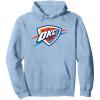 NBA Oklahoma City Thunder Officially Licensed Pullover Hoodie(Dusty Blue)