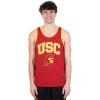 Ultra Game NCAA Mens NCAA Official Poly Air Mesh Sleeveless Jersey Tank Top(Team Color)