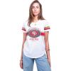 Ultra Game NFL Official Women’s Super Soft Mesh Jersey T-Shirt(White)
