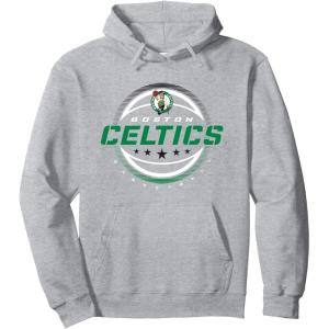 NBA Boston Celtics The Rock Pullover Hoodie(Heather Grey)