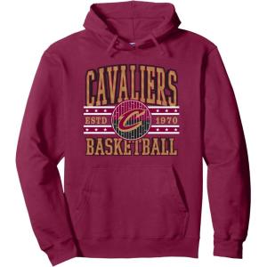 NBA Cleveland Cavaliers Courtside Pullover Hoodie(Burgundy)