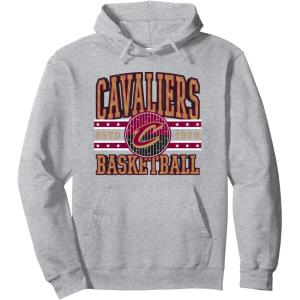 NBA Cleveland Cavaliers Courtside Pullover Hoodie(Heather Grey)