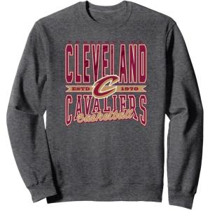 NBA Cleveland Cavaliers Nonstop Action Sweatshirt(Dark Heather Grey)