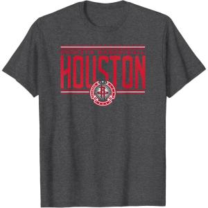 NBA Houston Rockets City Pride T-Shirt(Dark Heather Grey)