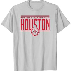NBA Houston Rockets City Pride T-Shirt(Silver Grey)