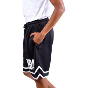 NBA Men’s Active Knit Basketball Training Shorts(Black)