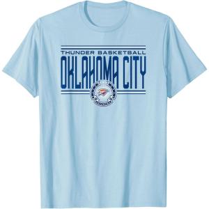 NBA Oklahoma City Thunder City Pride T-Shirt(Baby Blue)