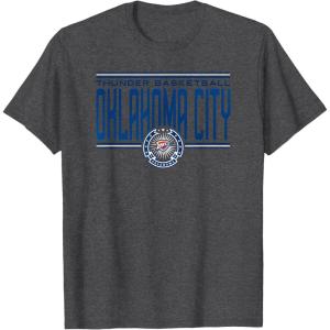 NBA Oklahoma City Thunder City Pride T-Shirt(Dark Heather Grey)