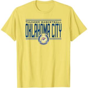 NBA Oklahoma City Thunder City Pride T-Shirt(Lemon Yellow)
