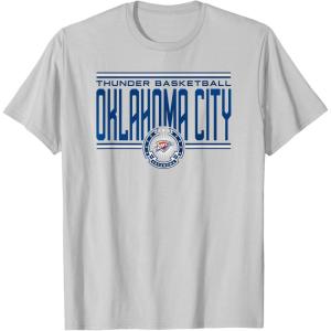 NBA Oklahoma City Thunder City Pride T-Shirt(Silver Grey)