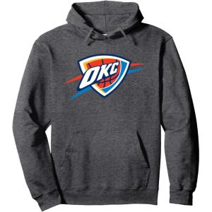 NBA Oklahoma City Thunder Officially Licensed Pullover Hoodie(Dark Heather Grey)
