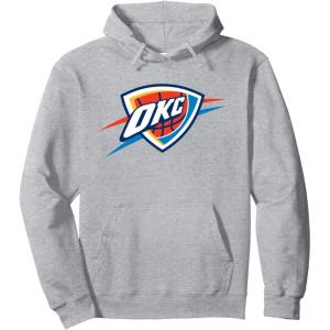 NBA Oklahoma City Thunder Officially Licensed Pullover Hoodie(Heather Grey)