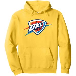 NBA Oklahoma City Thunder Officially Licensed Pullover Hoodie(Lemon Yellow)