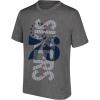 Ultra Game Men’s NBA Official Super Soft Game Day T-Shirt(Heather Charcoal)