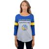 Ultra Game Women’s NBA Official Standard T Raglan Baseball 3/4 Long Sleeve Tee Shirt(Gray)