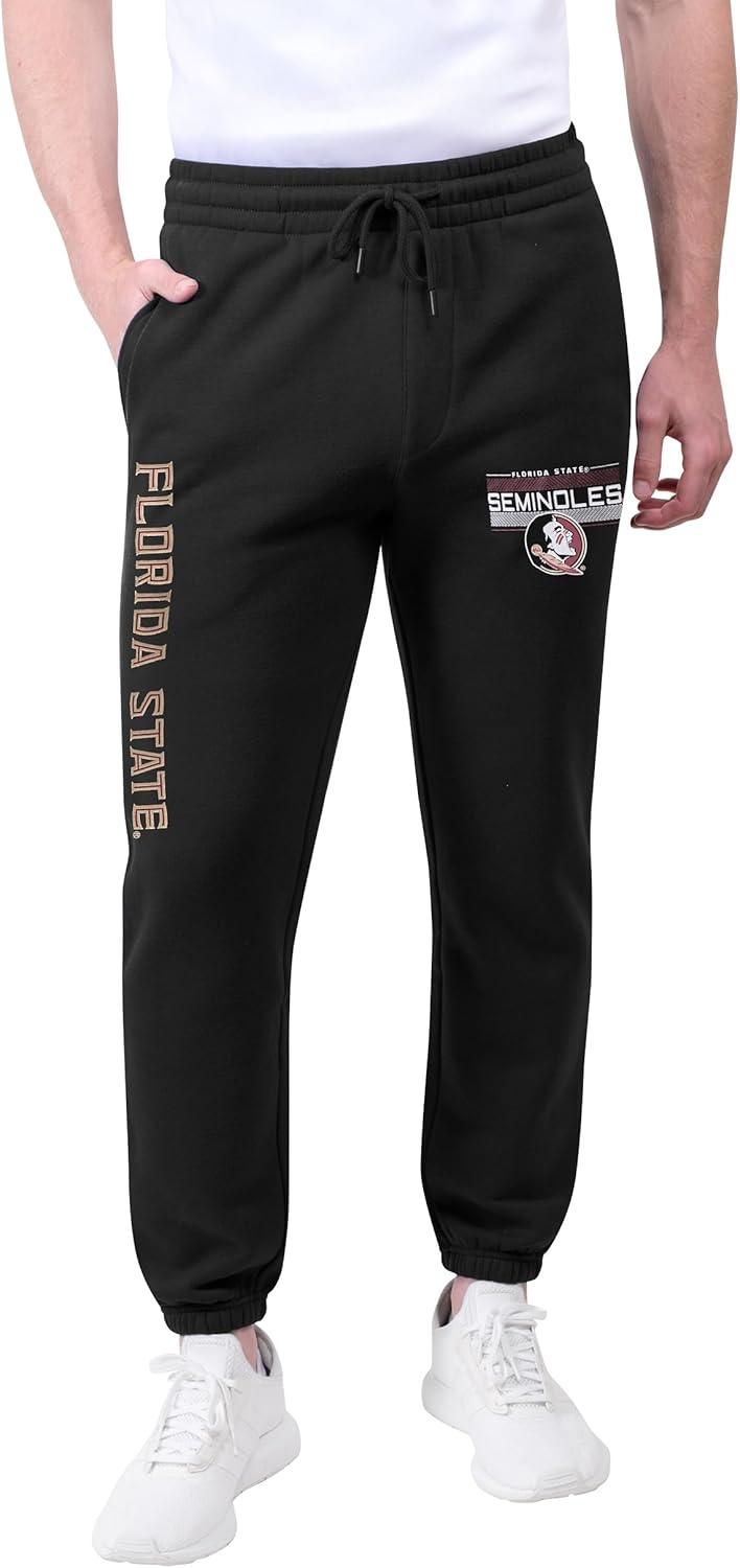 imageUltra Game Mens NCAA Official Super Soft Game Day Jogger SweatpantsBlack