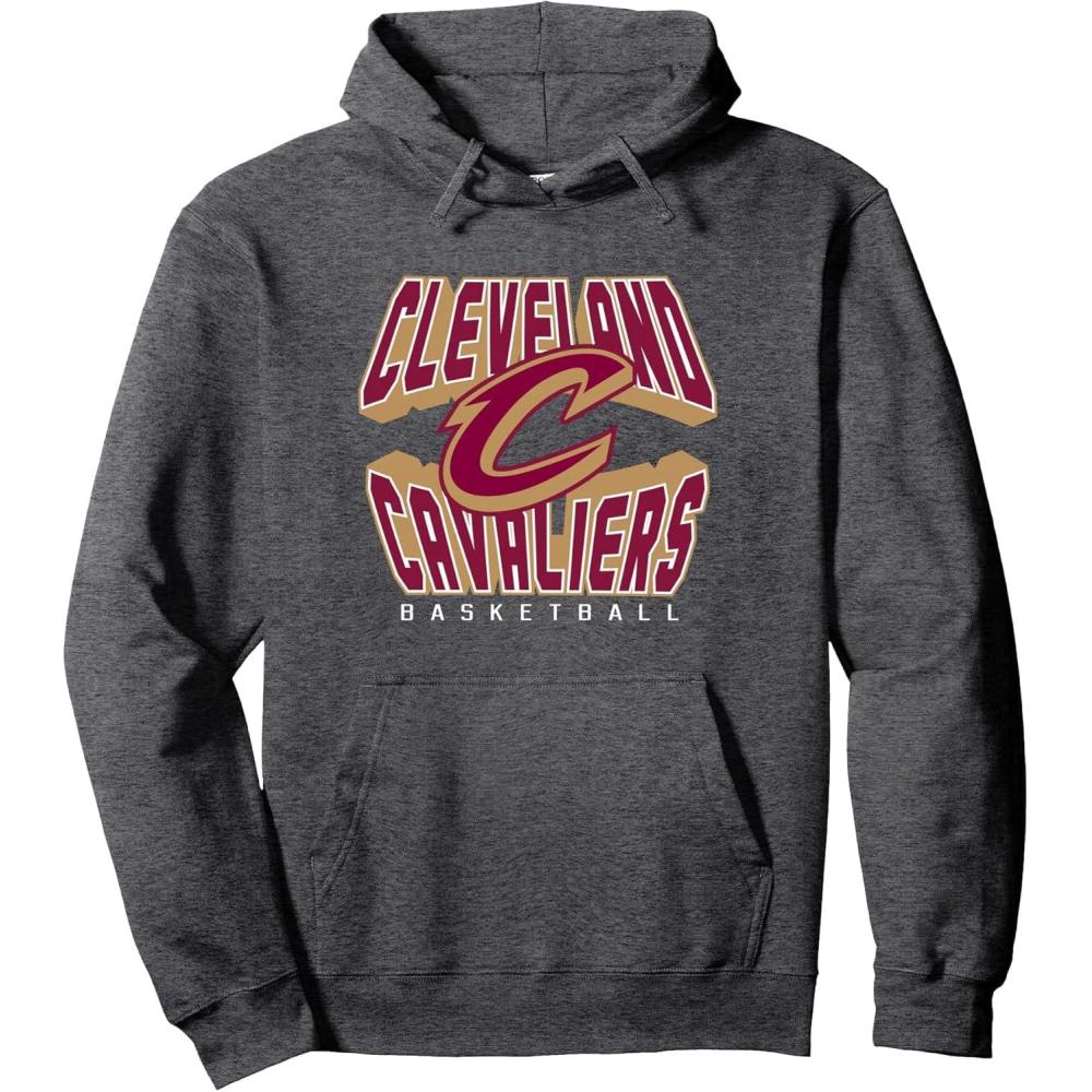 imageNBA Official Cleveland Cavaliers Hot Pullover HoodieDark Heather Grey