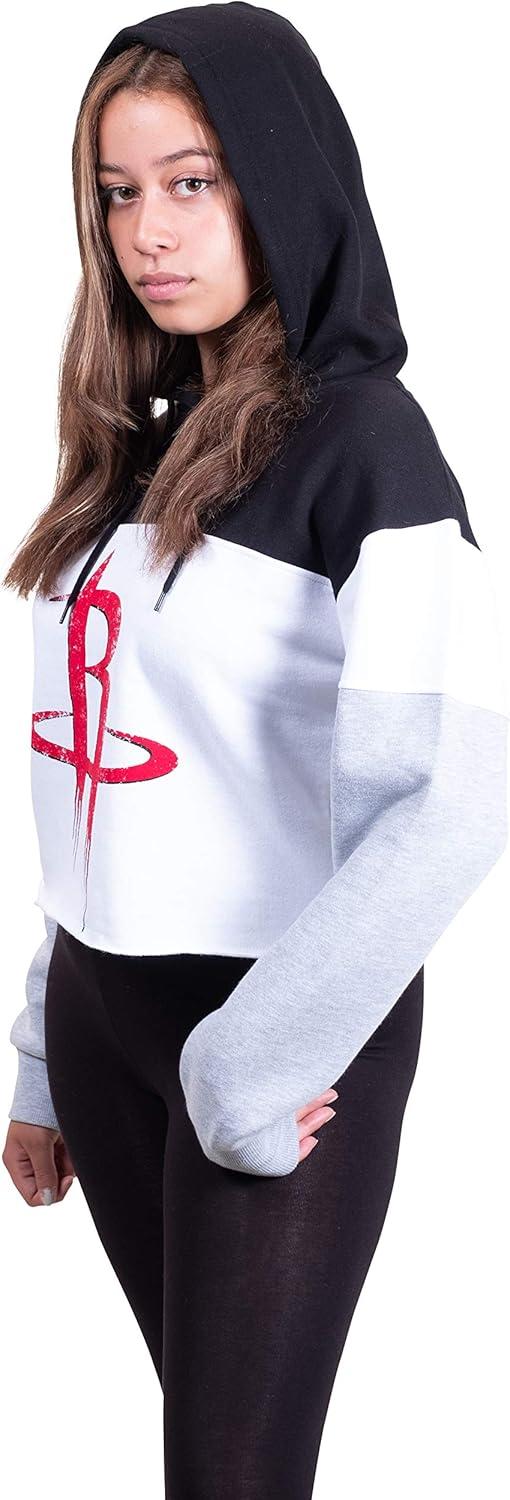 imageUltra Game Womens NBA Soft Fleece Crop Top Pullover HoodieBlack