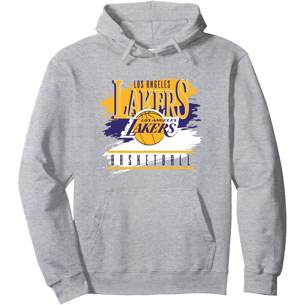 image:imageNBA Official Los Angeles Lakers Henna Pullover HoodieHeather Grey